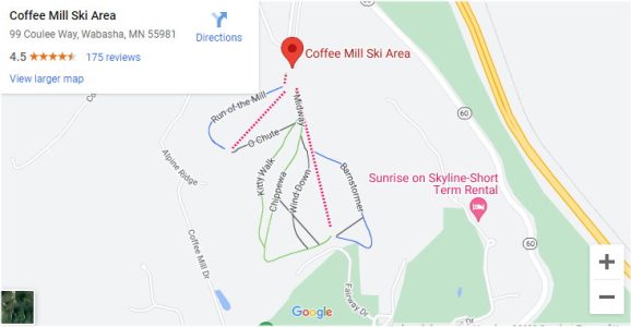 Google Map to Coffee Mills